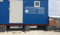Монтаж крышной котельной установки мощностью 466 кВт